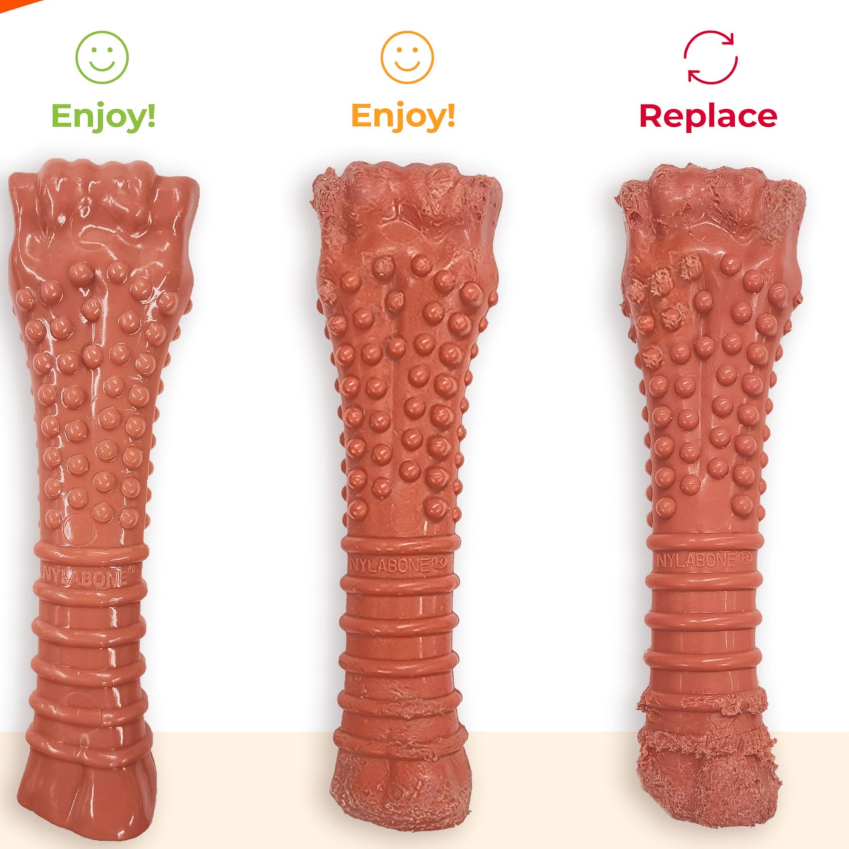 Comida Dura Chew de Bacon para Perro