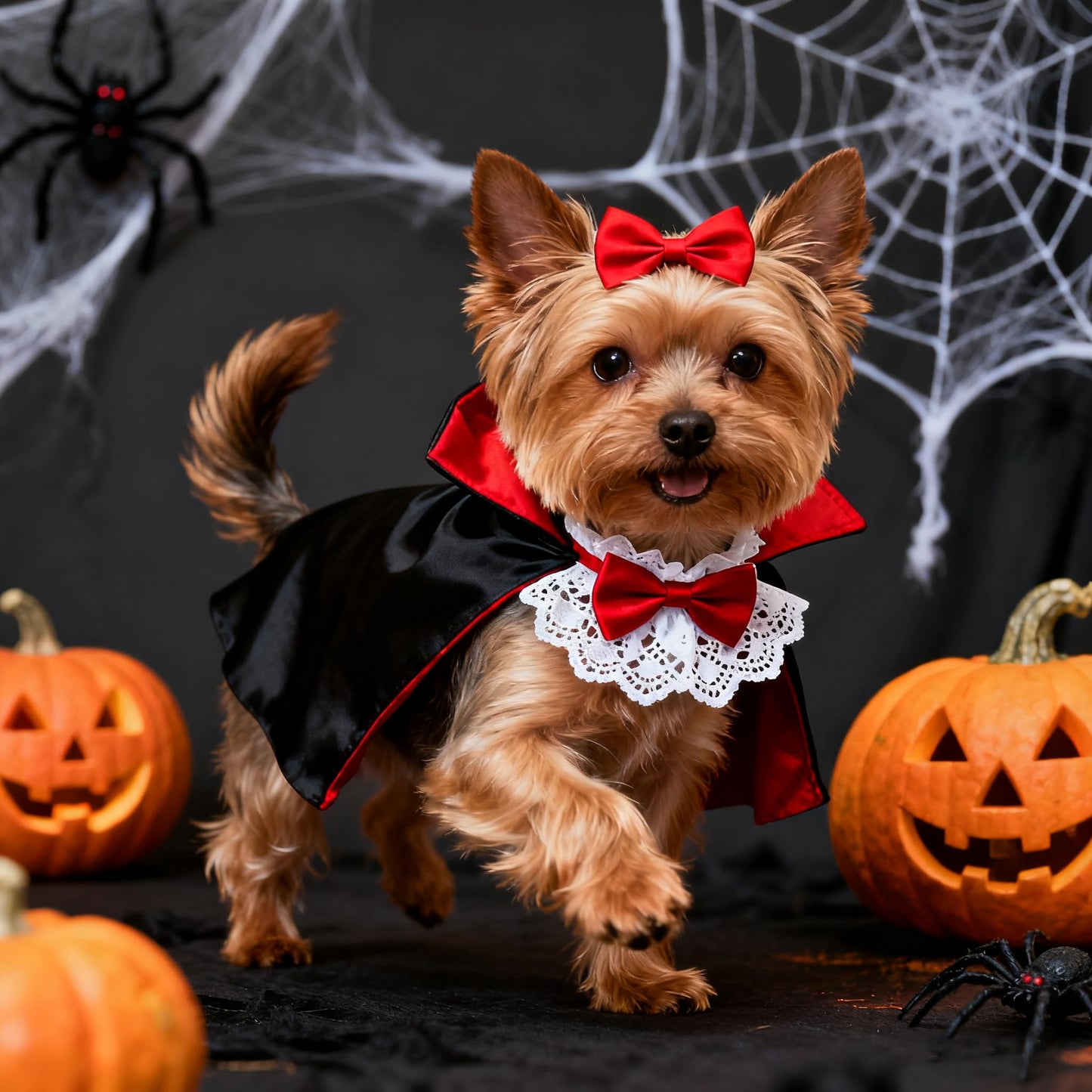 Capa de Vampiro para Perros y Gatos de Halloween