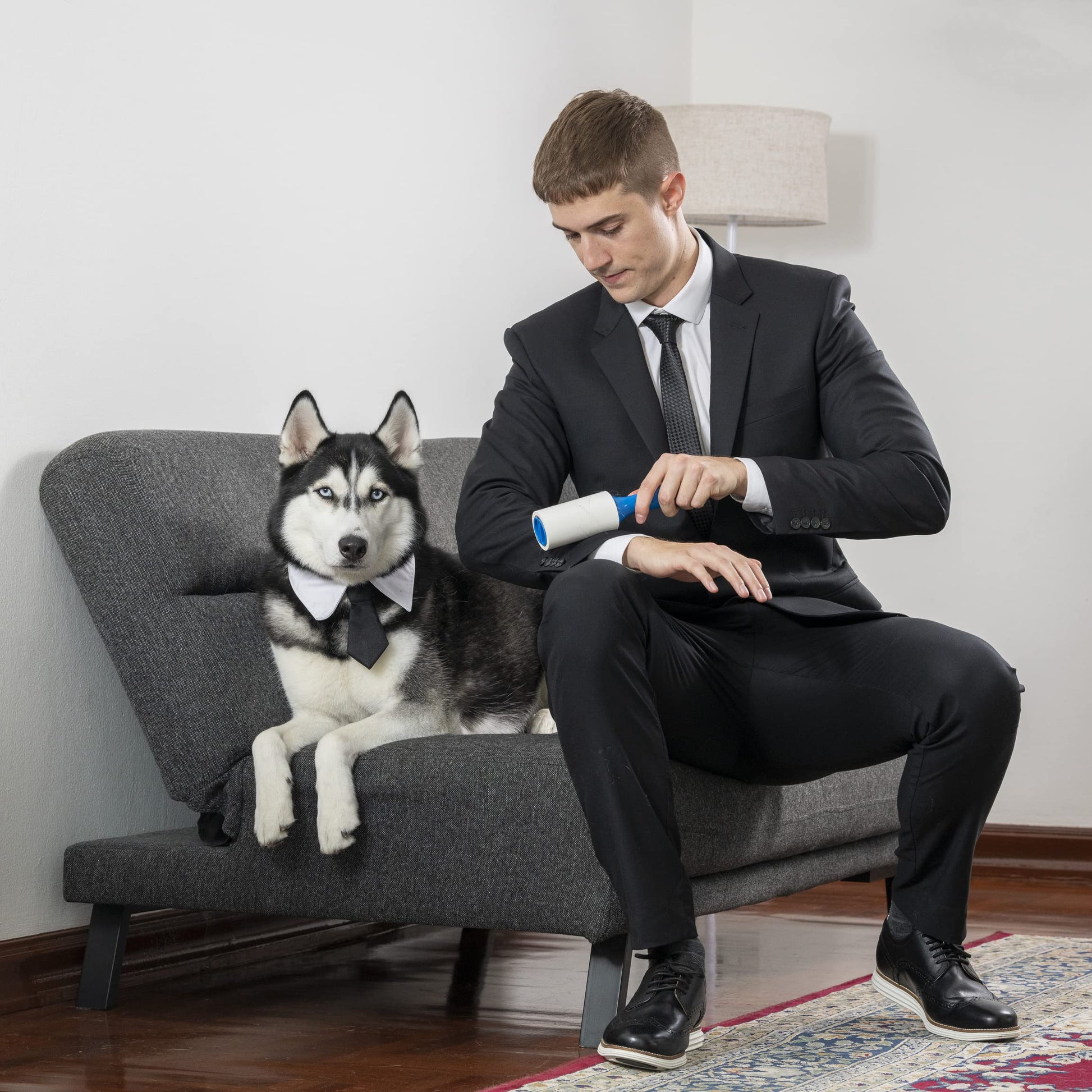 PetLovers Rollo Extra de Pelusa Adhesiva Conjunto de megavalor 450 Hojas para depilación de Mascotas removedor de Pelusa para Perros y Gatos Paquete de 5 - Creapet Studio