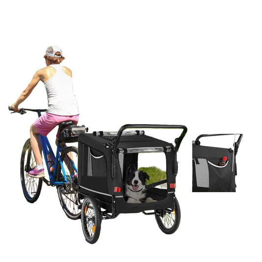 Remolque Bicicleta Perros Plegable