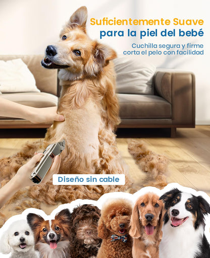 Maquina cortar pelo grueso inalámbrico Perros lavable
