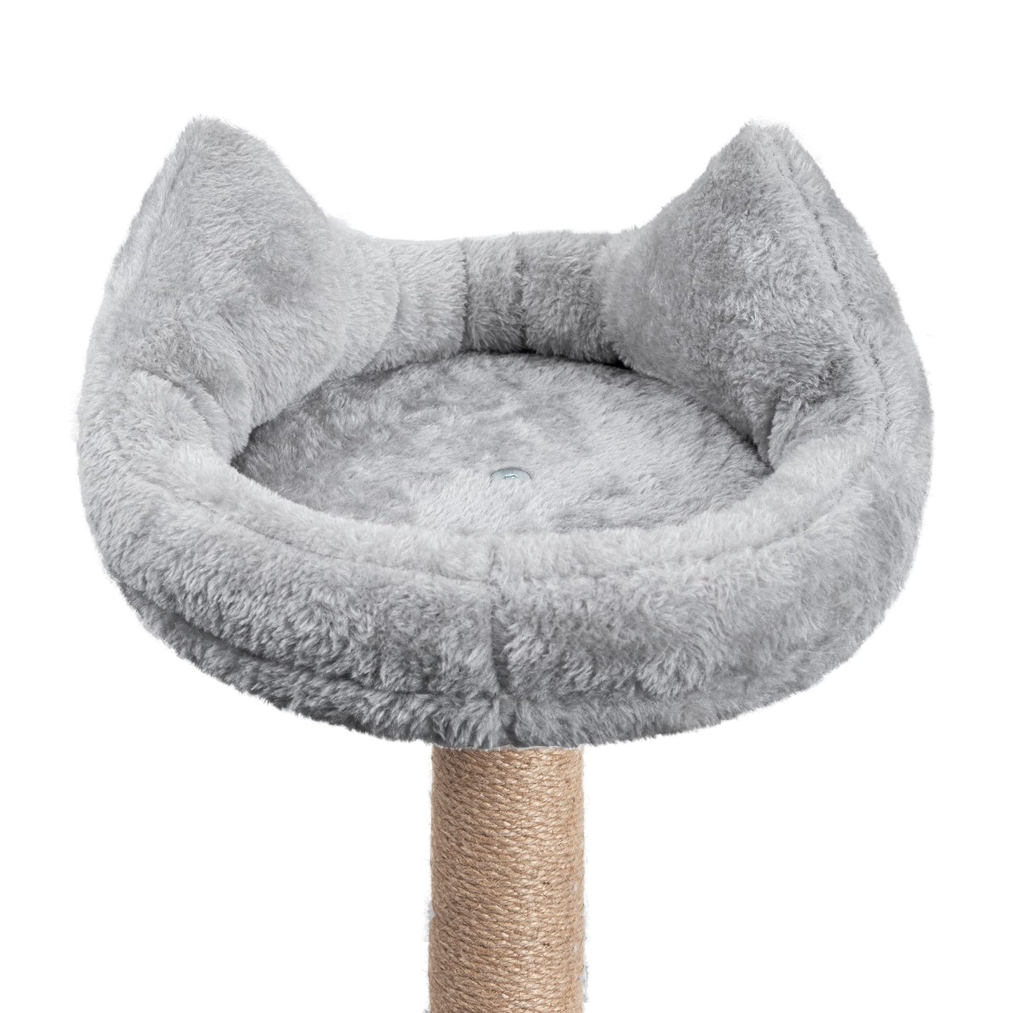 Rascador para Gatos Árbol para Gatos,145cm Rascador, Torre de Escalada, Estable de Varios Niveles, árboles de Actividades con 7 Postes de sisal, 5 Plataformas, 2 nidos - Creapet Studio