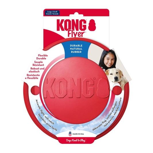Disco Volador para perro - Juguete Duradero para Perros para Jugar al Aire Libre - Disco Volador de Caucho Natural - para Perros Medianos y Grandes - Creapet Studio