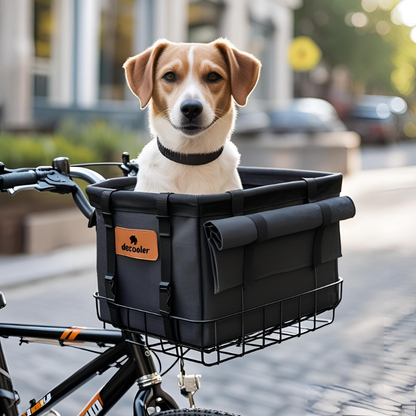 La cesta de lona para bicicleta extraíble más vendida 2025, ideal para transporte de mascotas - Creapet Studio