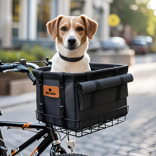 La cesta de lona para bicicleta extraíble más vendida 2025, ideal para transporte de mascotas - Creapet Studio