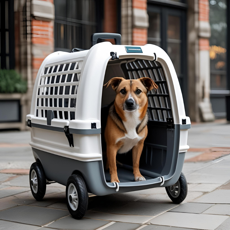 Transportín para Mascotas con Ruedas, transportín para perros y gatos - Creapet Studio