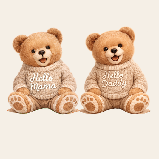 Pet Lovers Bundle PNG – Cozy Teddy Bear Set with Dog & Cat Designs