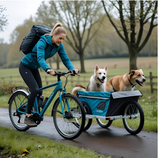 Remolque de Bicicleta para Perros – Plegable, Seguro y Fácil de Guardar (Varios Colores) - Creapet Studio