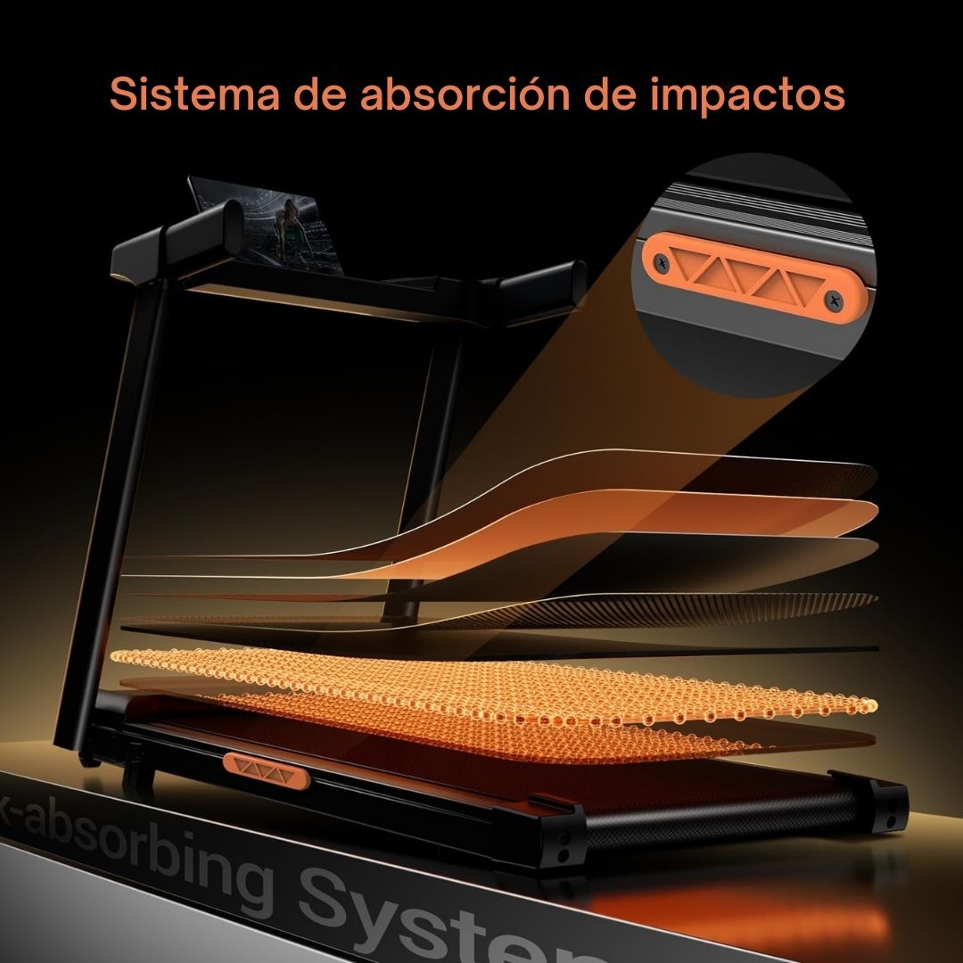 Cinta de Correr Plegable con Inclinación