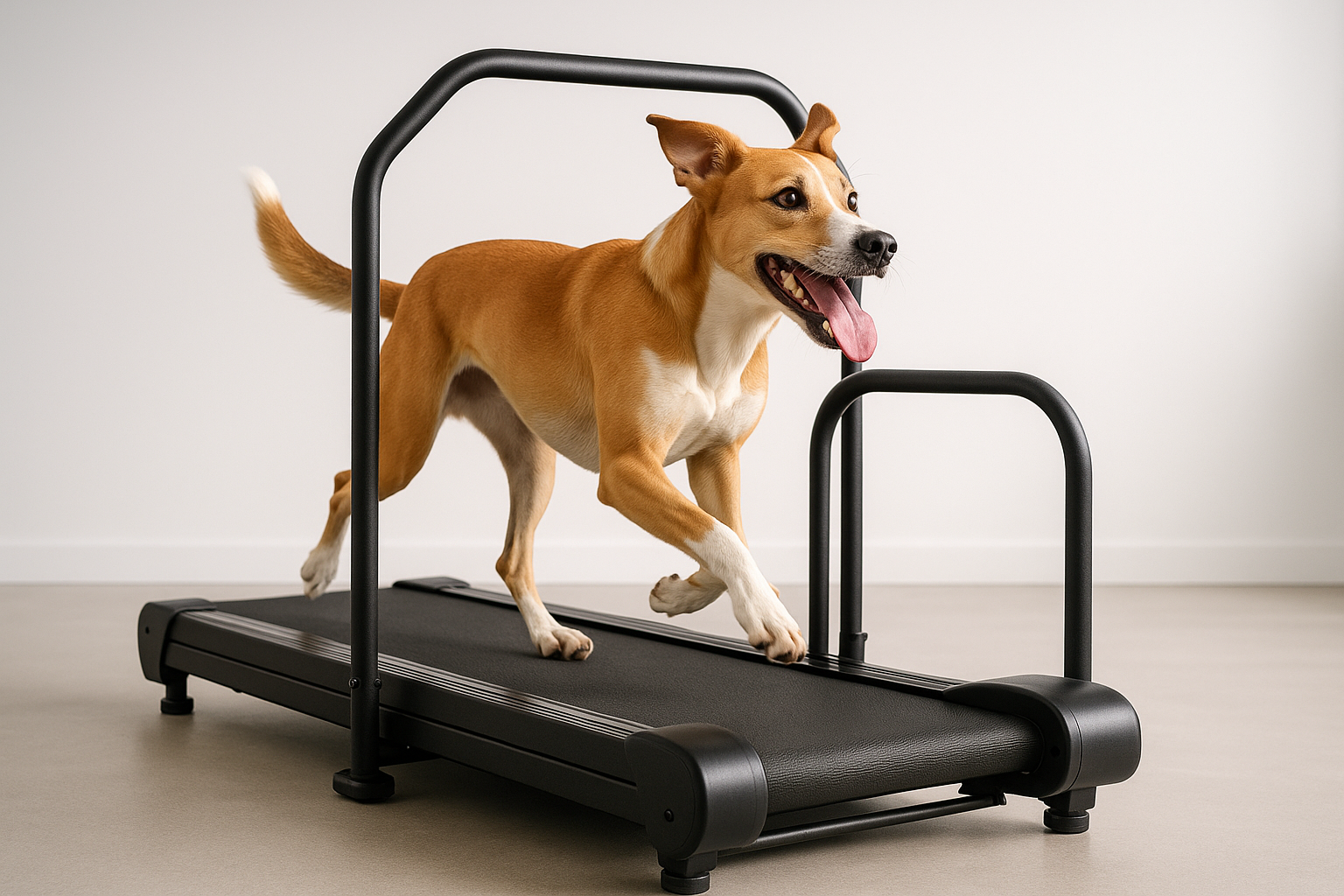 cinta de correr para perros, crea feito del perro corriendo