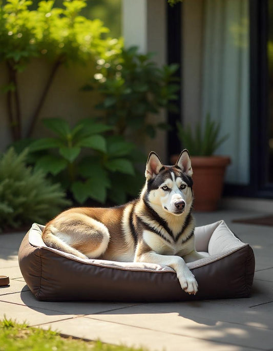 Cama Perros Extra Grande 112x81x16 cm, Ortopedica Cama para Perros Impermeable con Espuma Viscoelástica, Gigante Lavable Sofá Mascota Desmontable, Gris - Creapet Studio